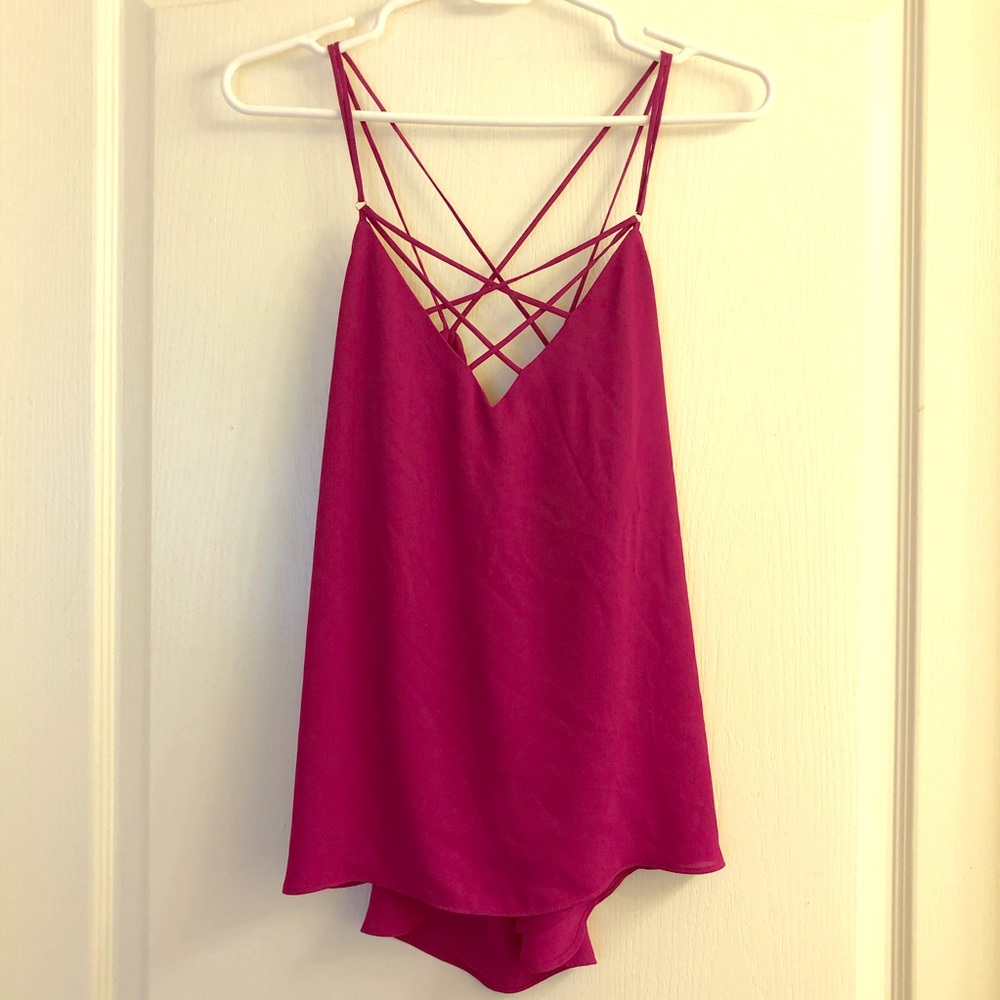 Express Strappy Cross-Cross Tank. Size S
